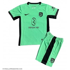 Atletico Madrid Tredje tröja Barn 2023-24 Kortärmad (+ korta byxor)